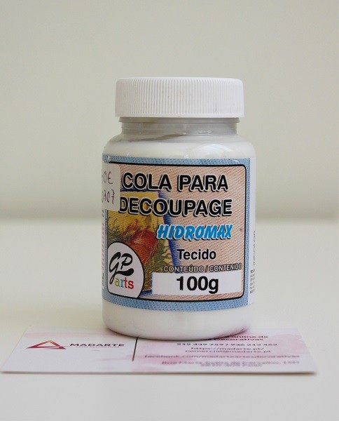 COL0307 COLA DECOUPAGE GATO PRETO