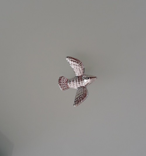 POMBA ASAS ABERTAS EM PRATA 2X2 CM