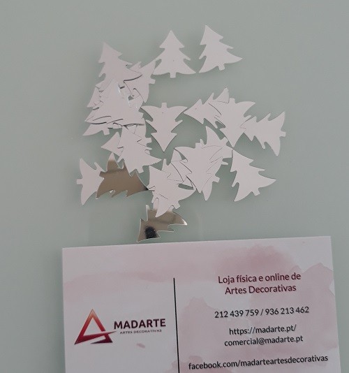 ÁRVORES PRATEADAS 2X1.5 CM