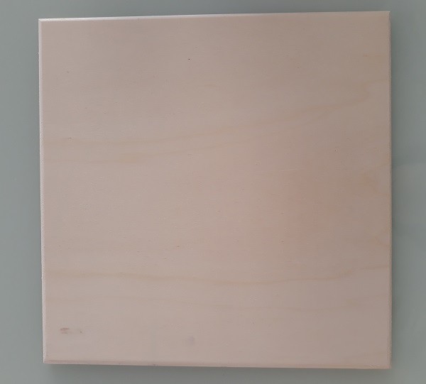 PLACA DE CHOUPO PARA GUARDANAPO 16.5X16.5 CM