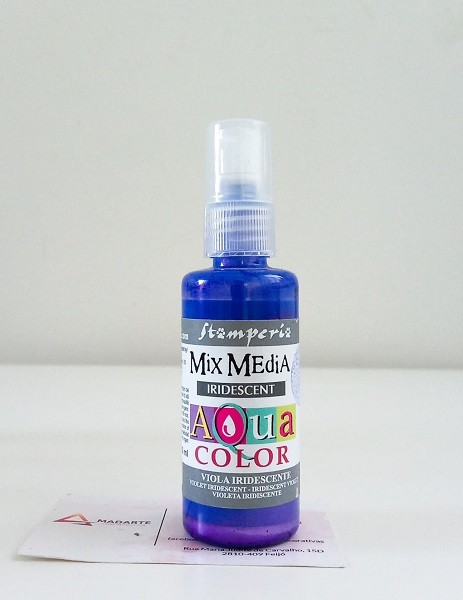 mix media viola . violeta