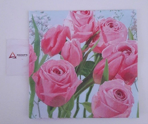 guardanapo rosas