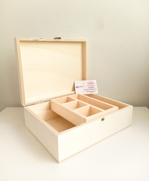 caixa com divisao moveis - mad330 rd