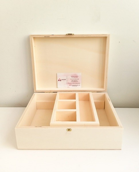 caixa com divisao moveis - mad330a rd