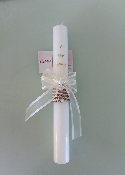 vela brilhante decorada