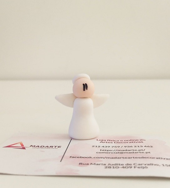 Miniatura em Biscuit_anjo