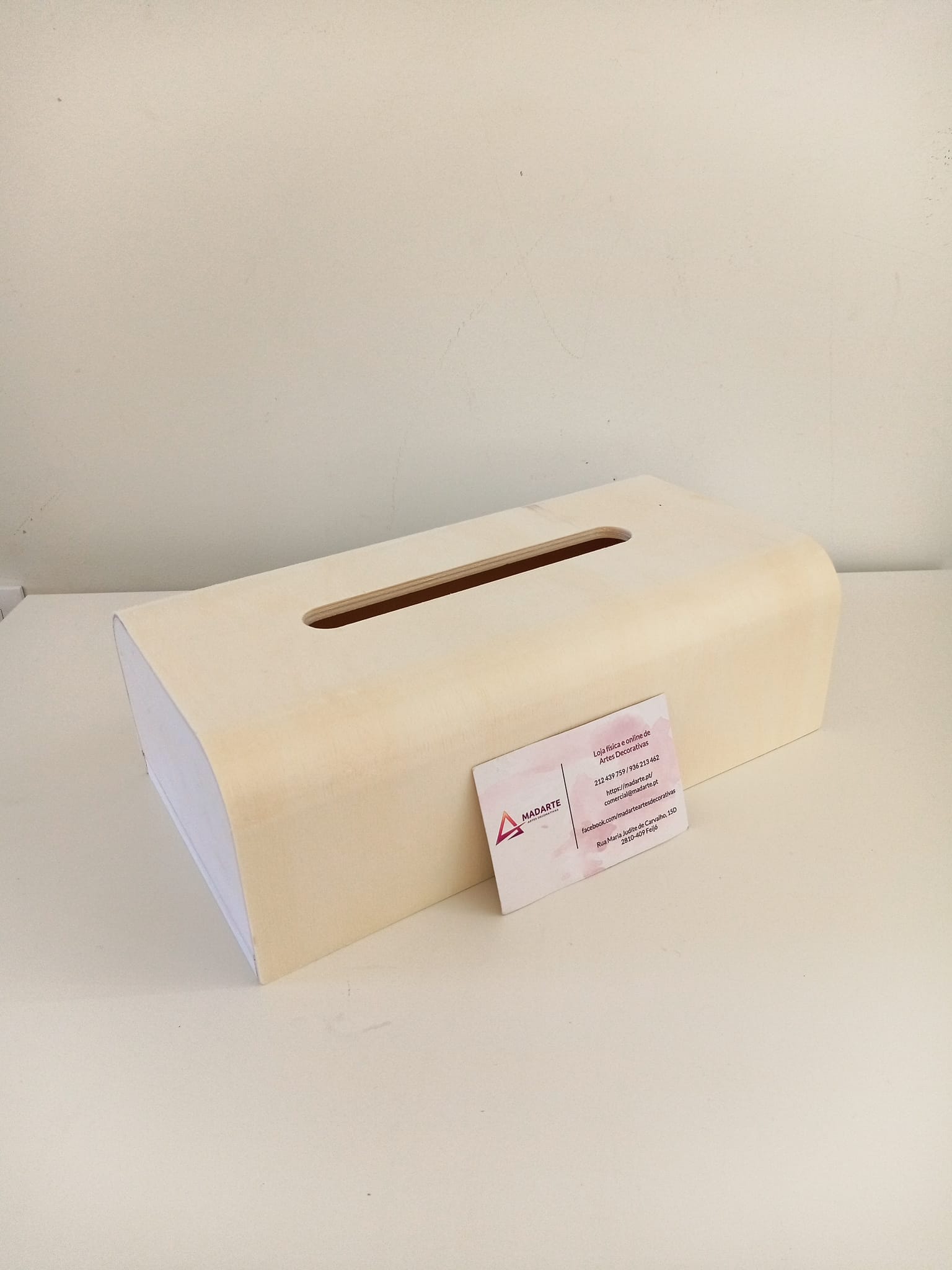 CAIXA PARA LENÇOS MADEIRA - MADE090