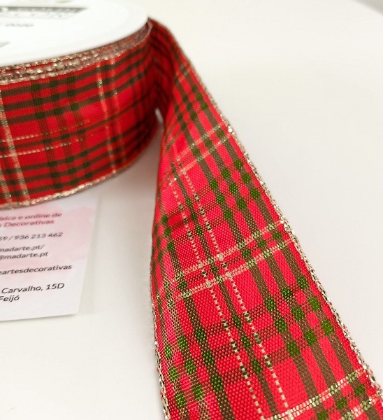 FITA VERMELHA E VERDE GROSSA A