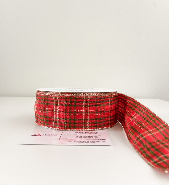 FITA VERMELHA E VERDE GROSSA