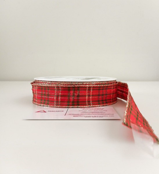 FITA VERMELHA E VERDE MÉDIA