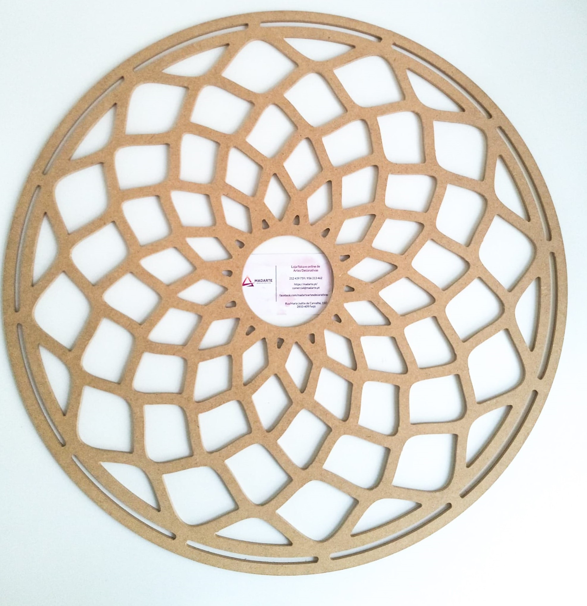 mandala em madeira grande