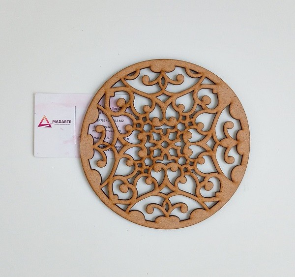 MANDALA MADEIRA 15X15 CM