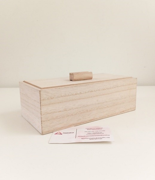 caixa madeira com puxador