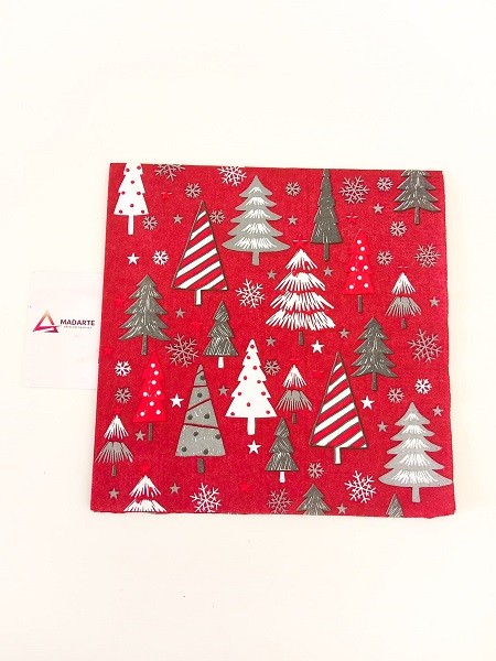 guardanapo pinheiro natal