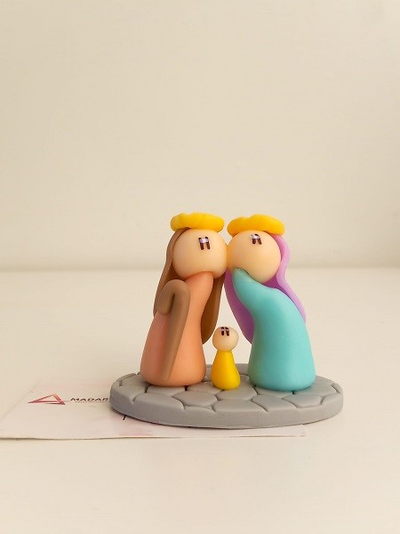 presepio em biscuit mini b